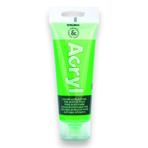 Picture of PRIMO 75ML ACRYLIC PAINT FLUO GREEN